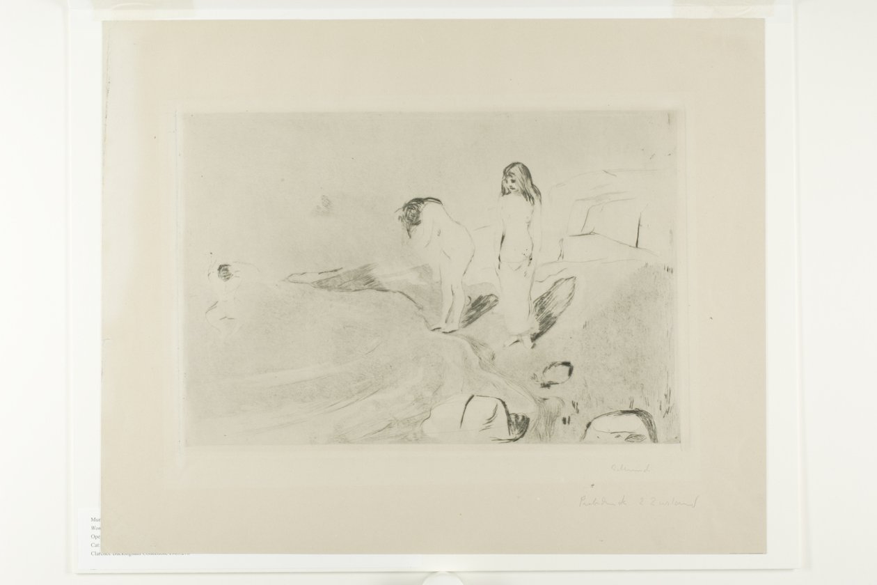 Kvinner som bader av Edvard Munch