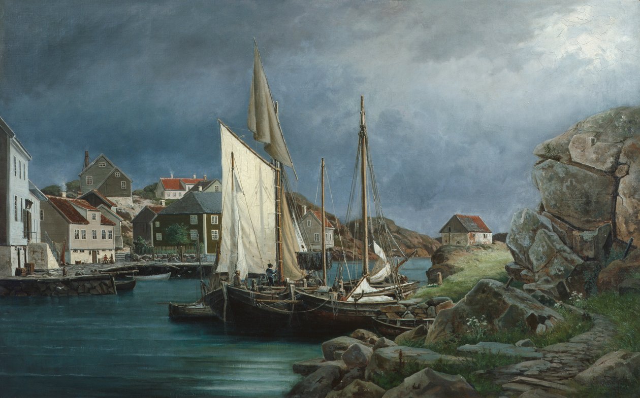 Fiskevær av Edvard Skari