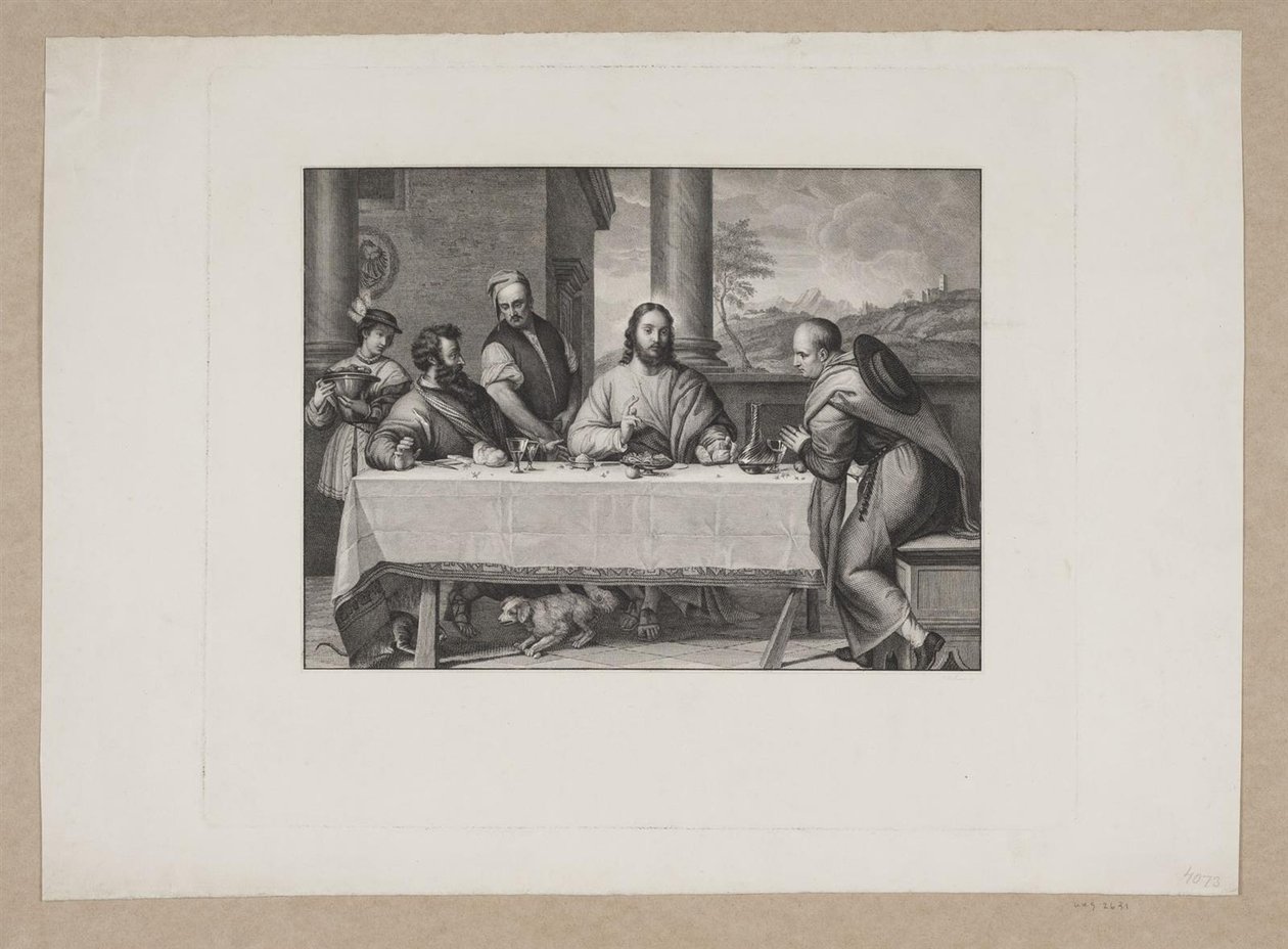 Kristus og Emmaus av Edvard Sonne