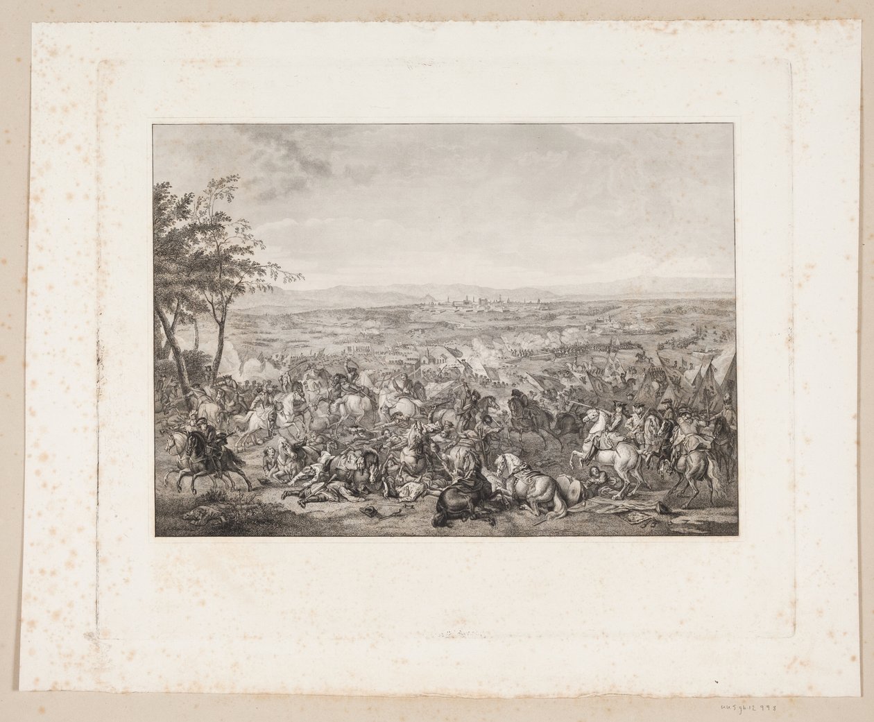 Slaget ved Torino 1706 av Edvard Sonne