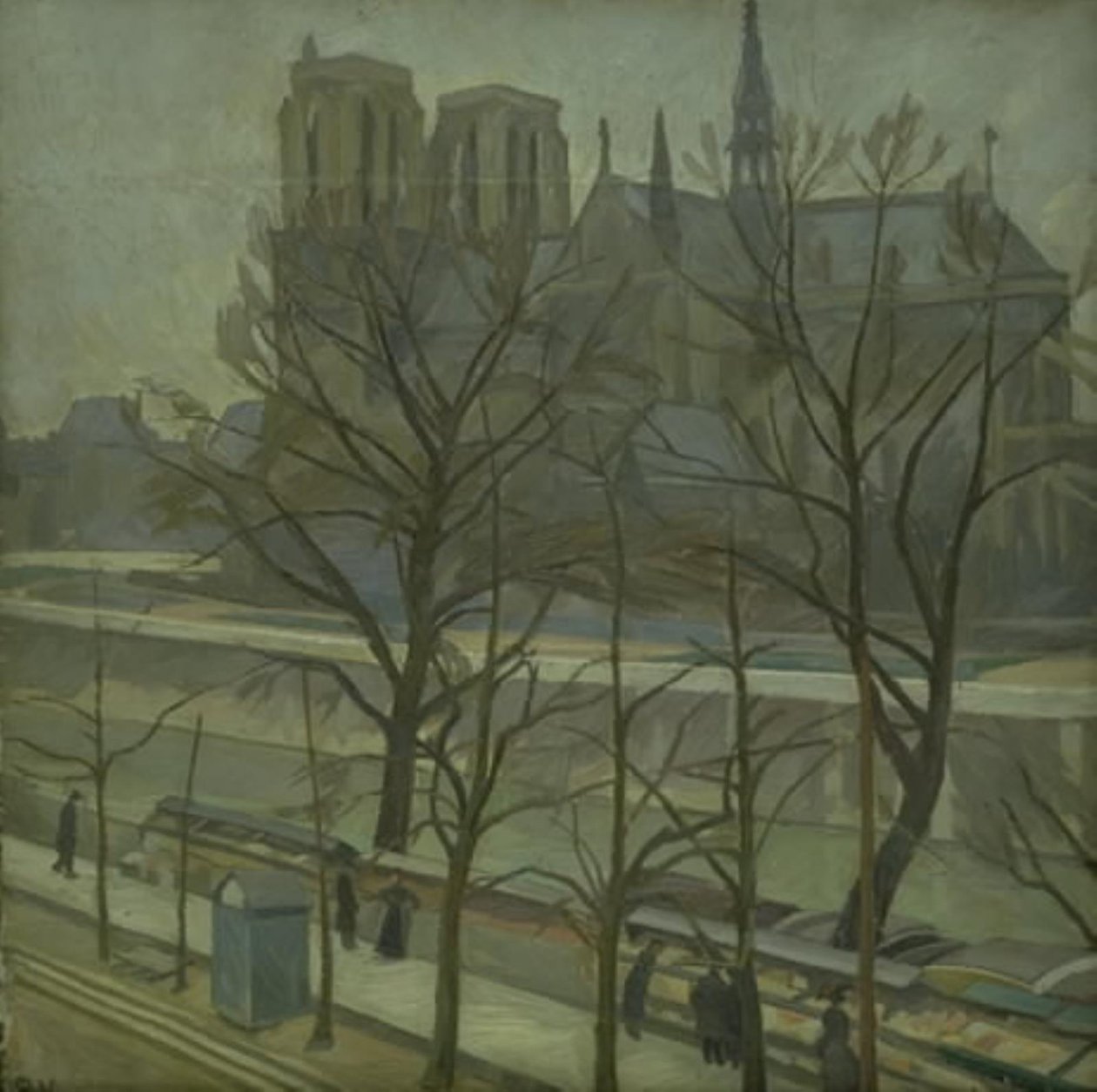 Fra Quai de la Tournelle, Paris av Edvard Weie