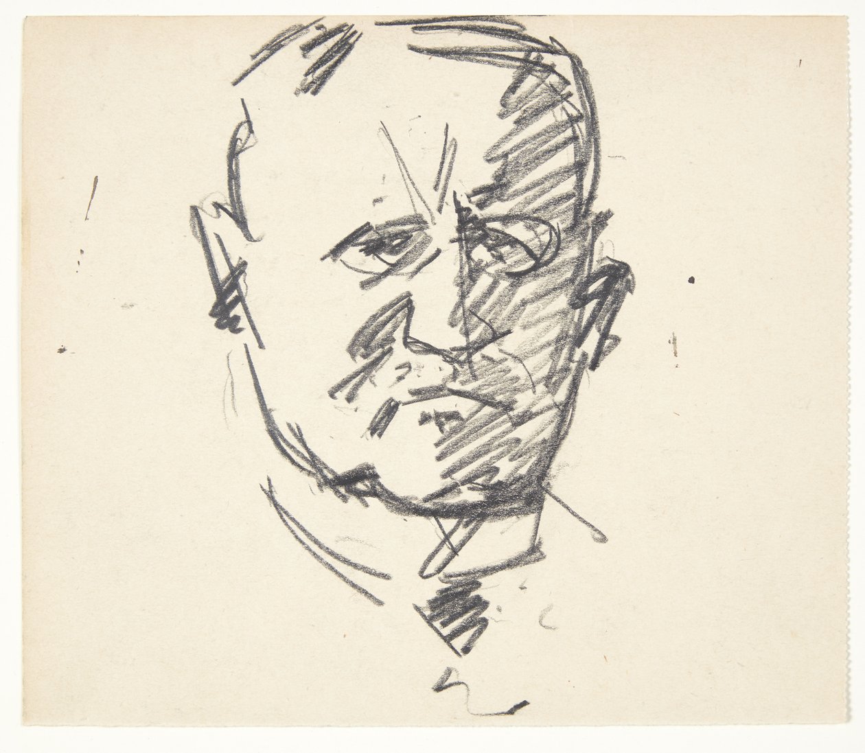 Studer for et portrett av en professor, MD. Carl Lorentzen (1860-1932) av Edvard Weie