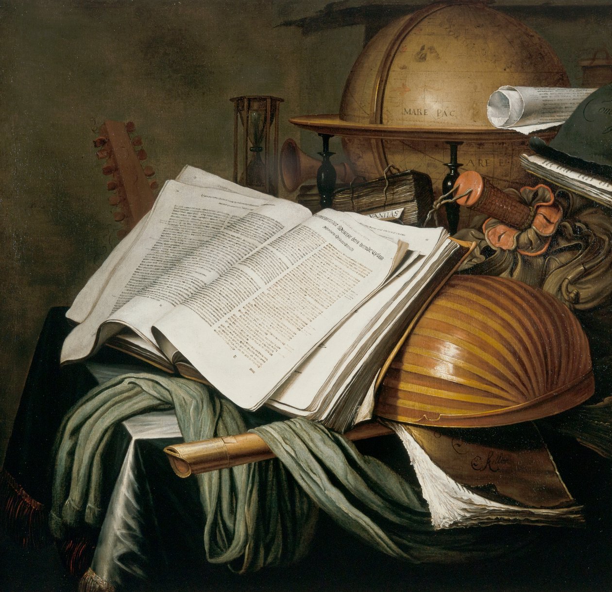 Vanity Still Life av Edwaert Colyer or Collier