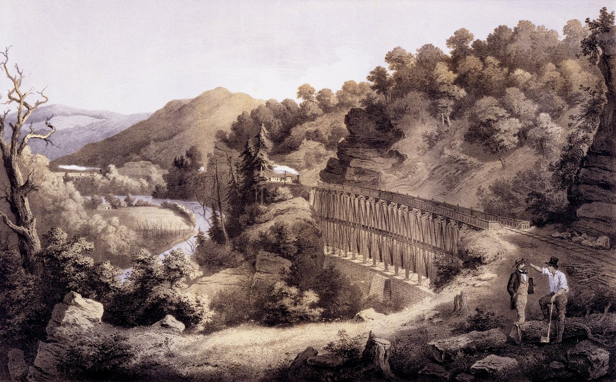 Viadukt på Cheat River, fra 
