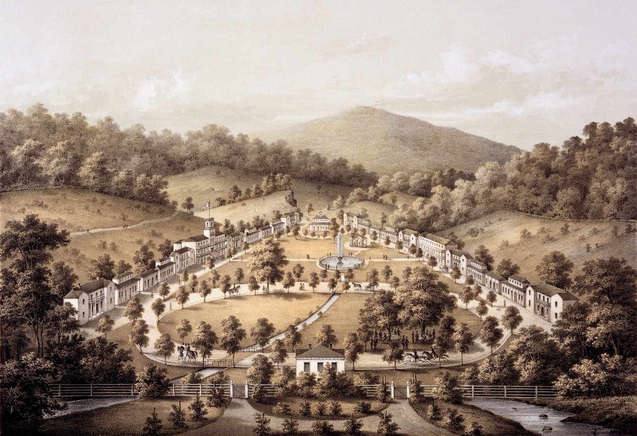 White Sulphur Springs, Montgomery County, fra 