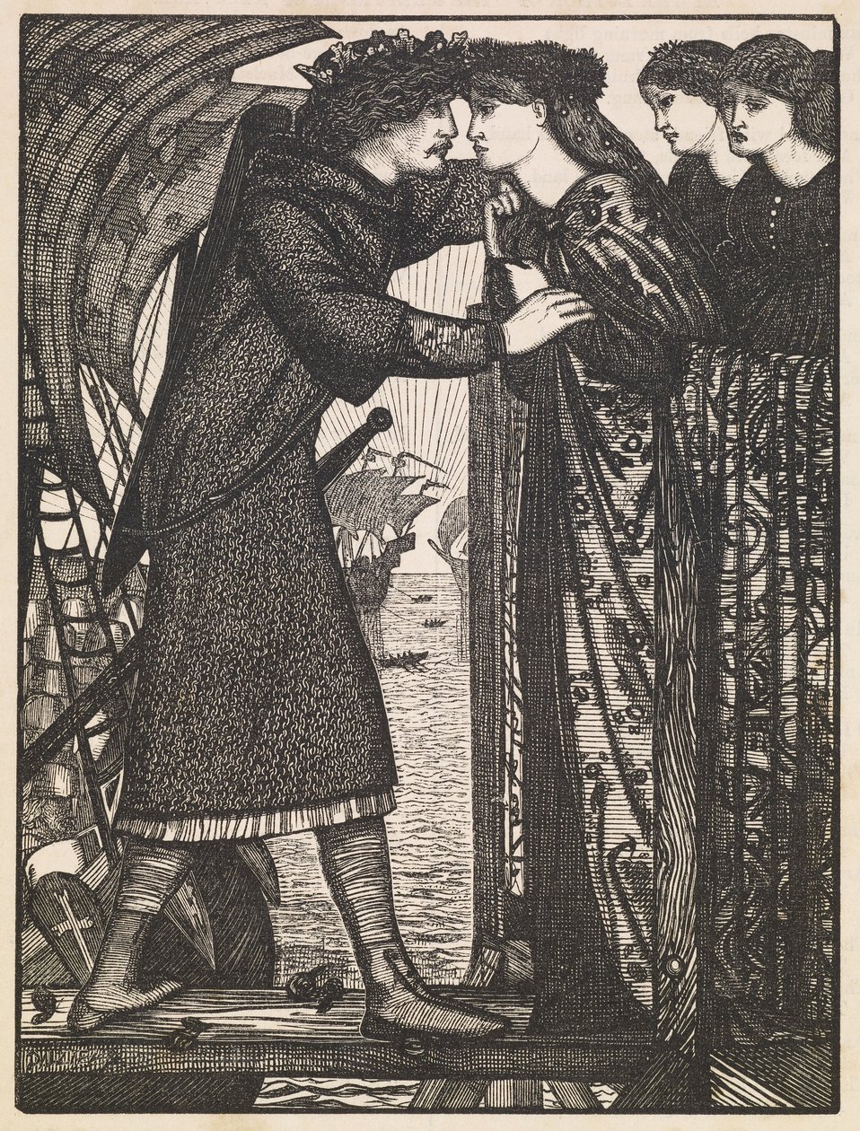 Kong Sigurd korsfareren av Edward Burne Jones