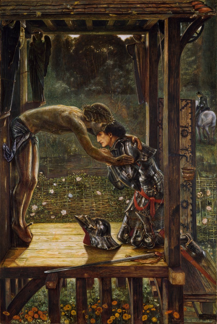 Den barmhjertige ridder av Edward Burne Jones