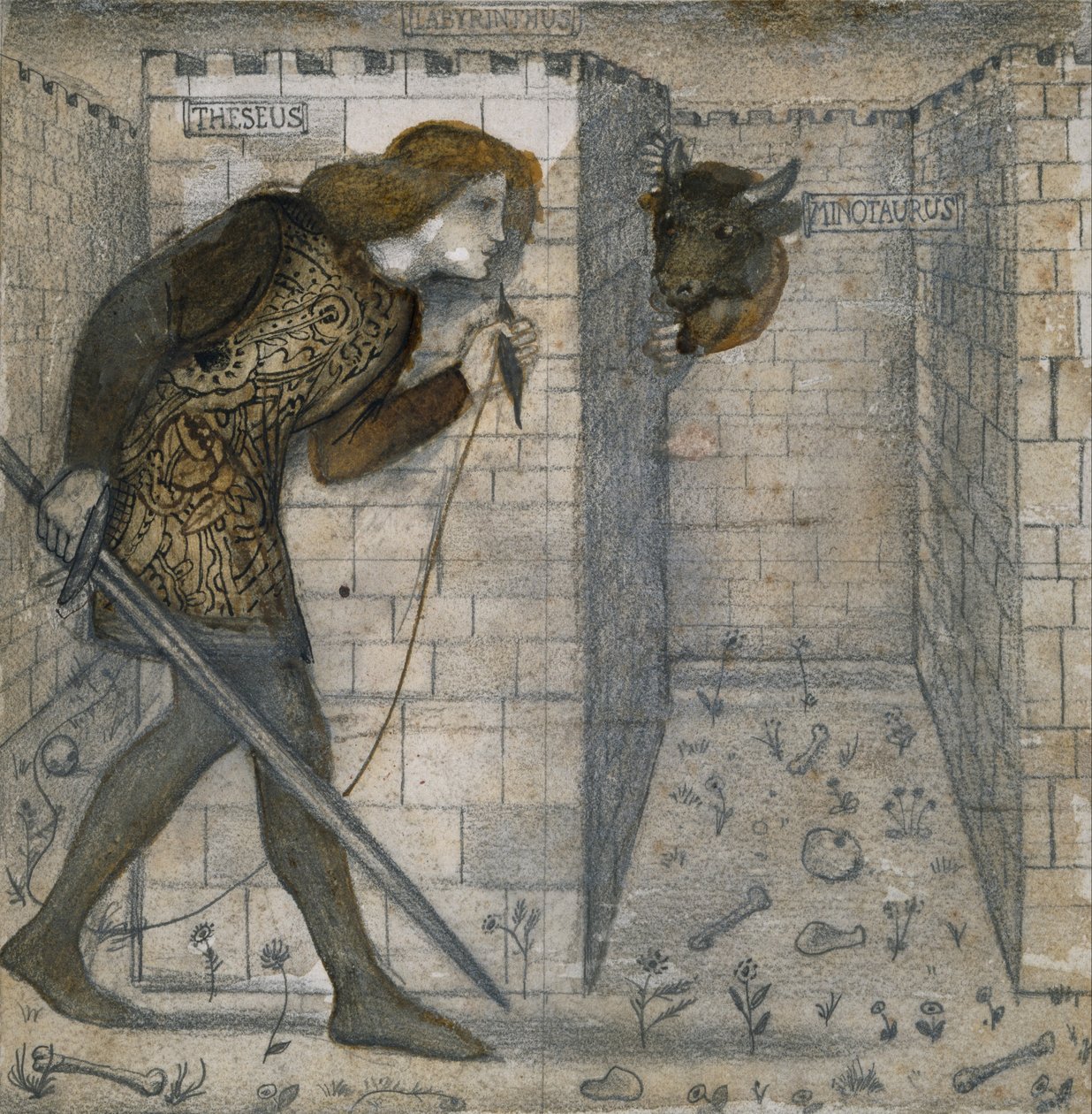 Flisdesign av Edward Burne Jones