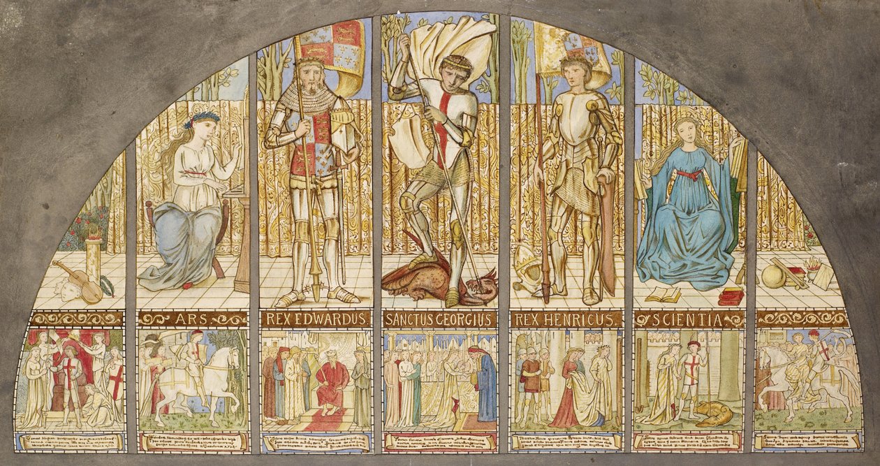 Rosekrigene av Edward Burne Jones
