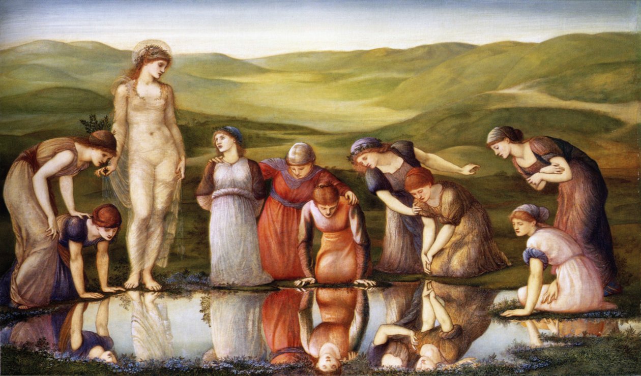 Speilet til Venus av Edward Burne Jones