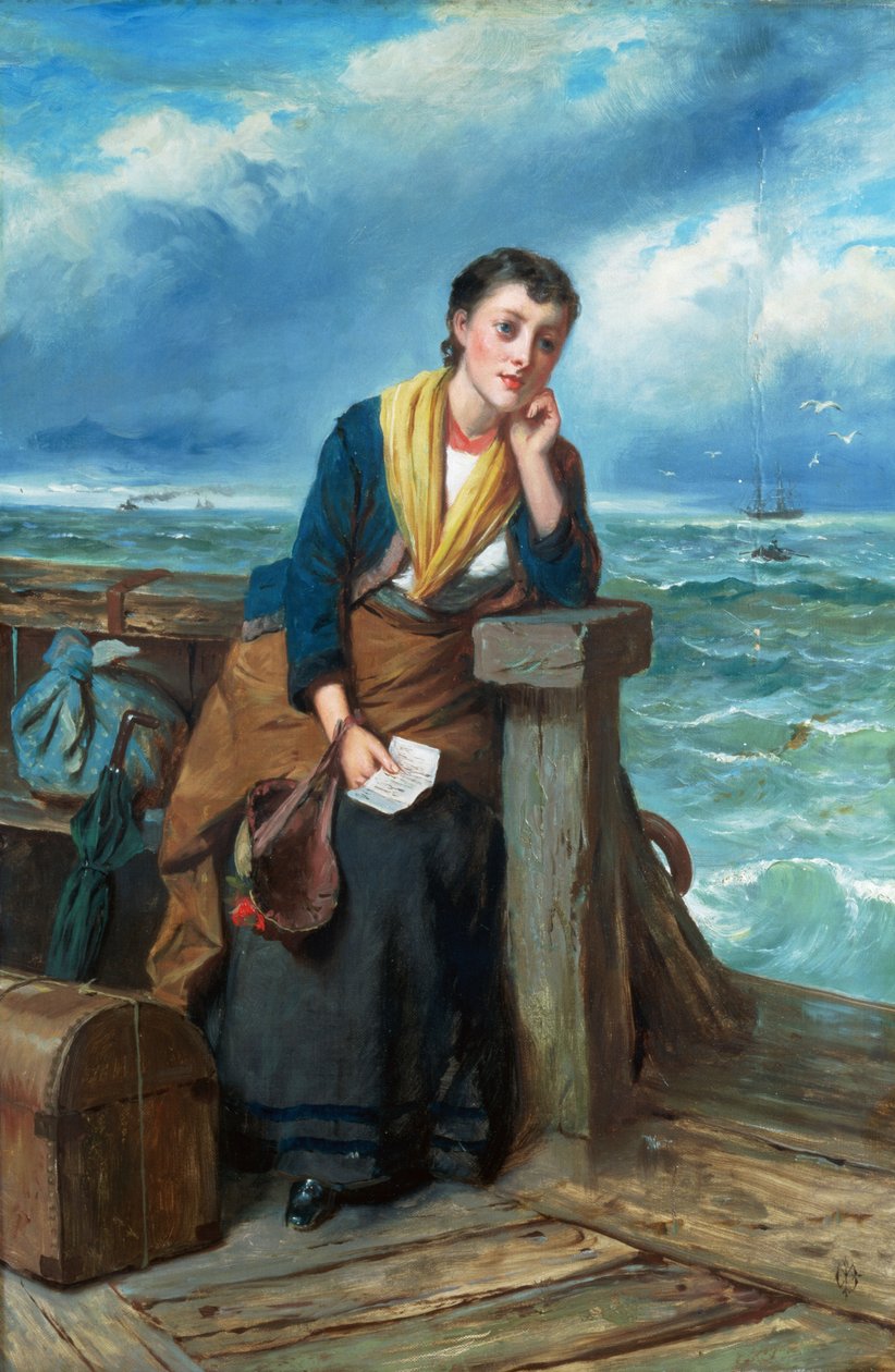 Emigranten, ca. 1860 av Edward Charles Barnes