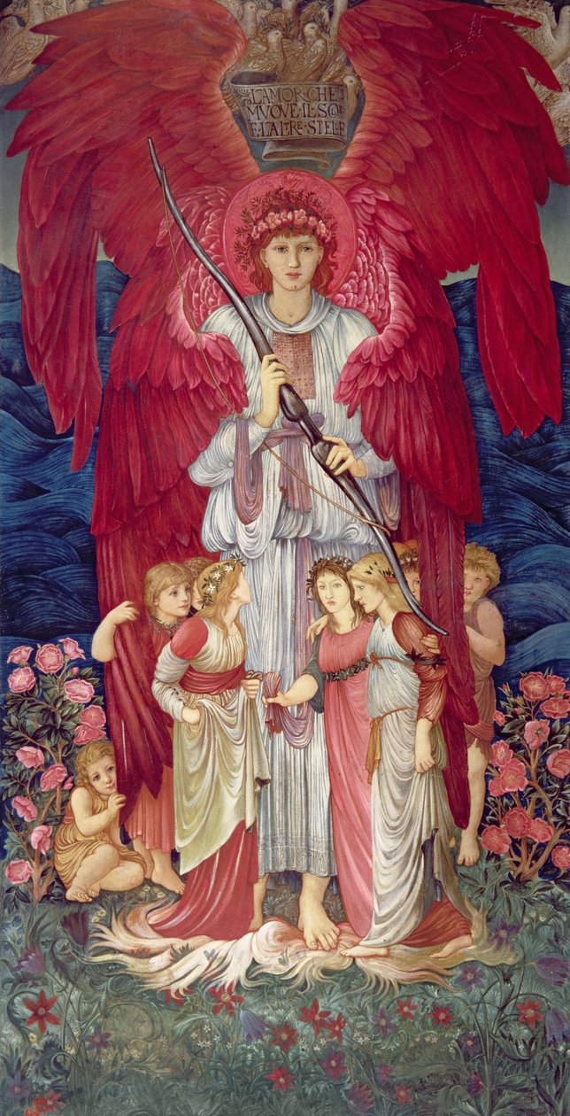 Kjærlighet som beveger solen av Edward Burne Jones