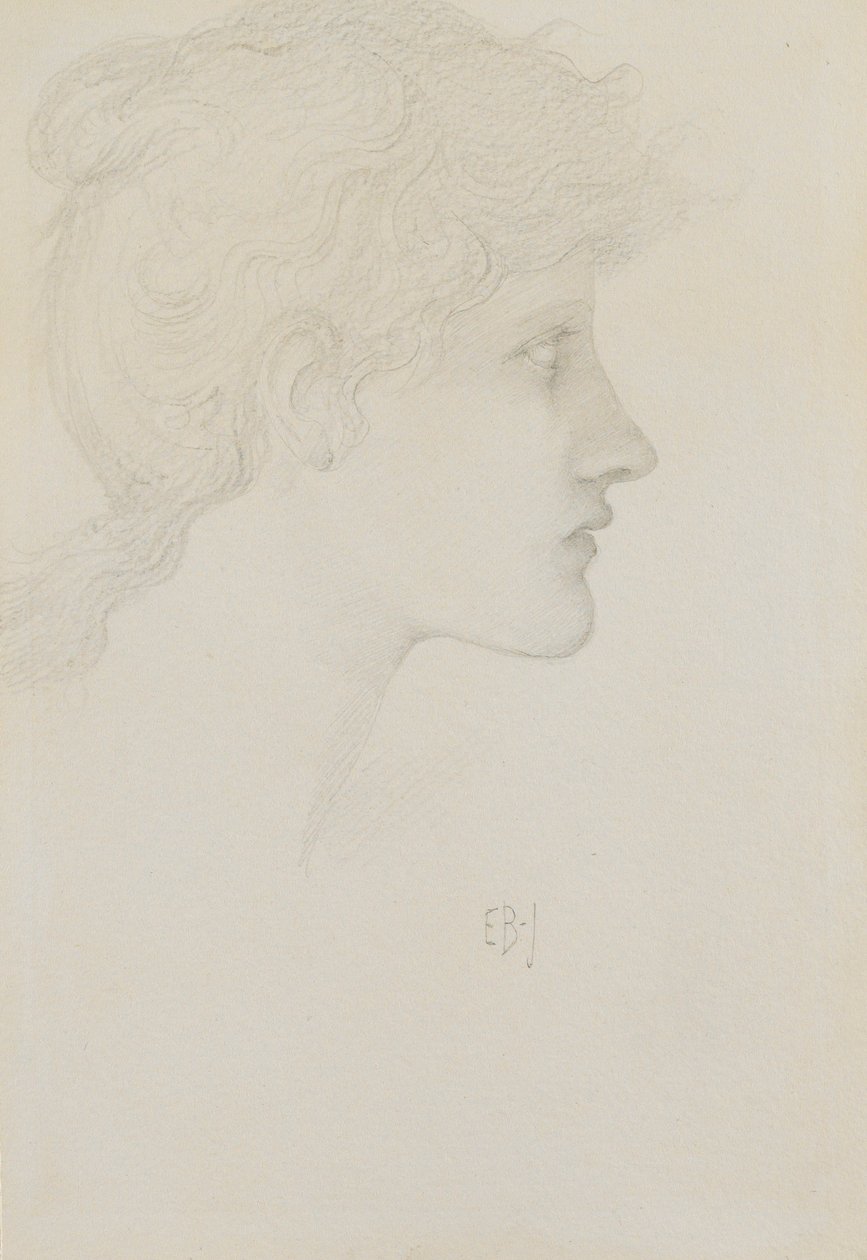 Maria Zambaco (blyant) av Edward Burne Jones