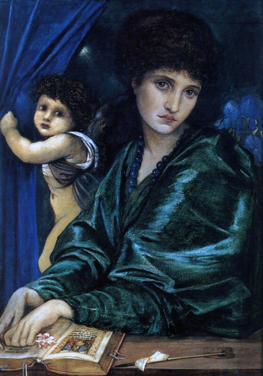 Maria Zambaco, kunstnerens elskerinne, 1870 av Edward Burne Jones