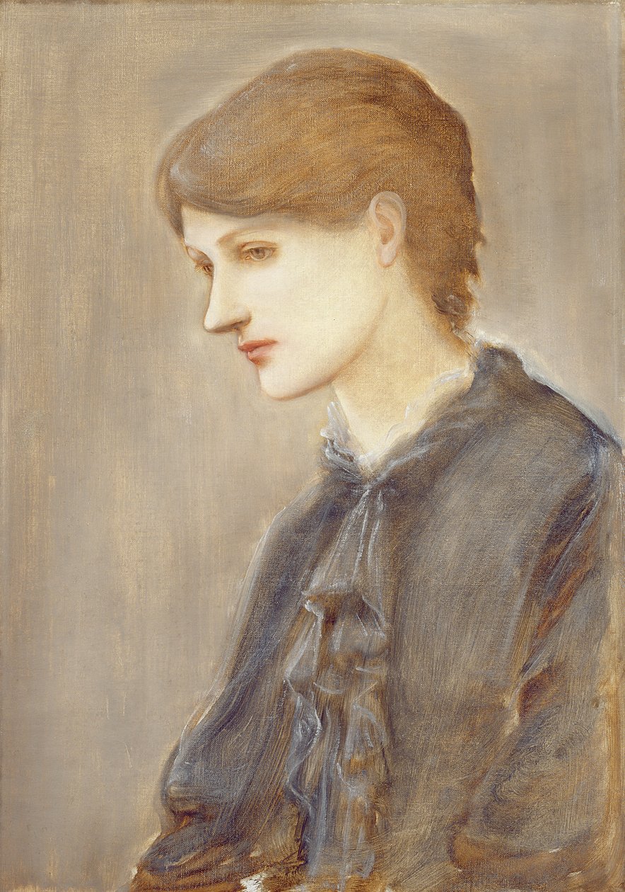 Portrett av Marie Spartali av Edward Burne Jones