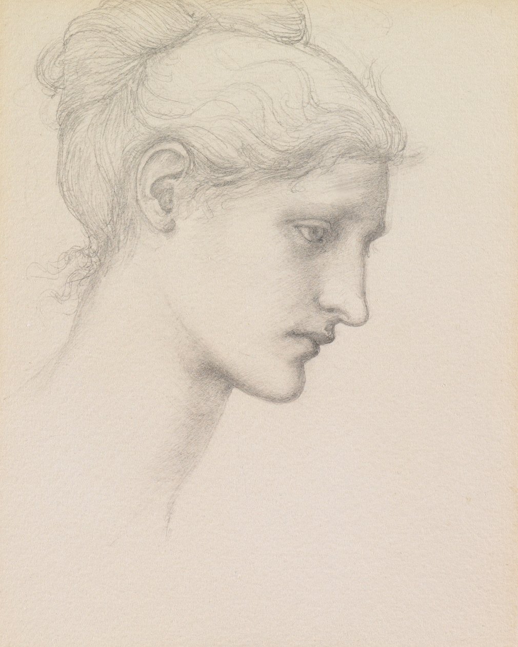 Studie for Laus Veneria, ca. 1875 av Edward Burne Jones