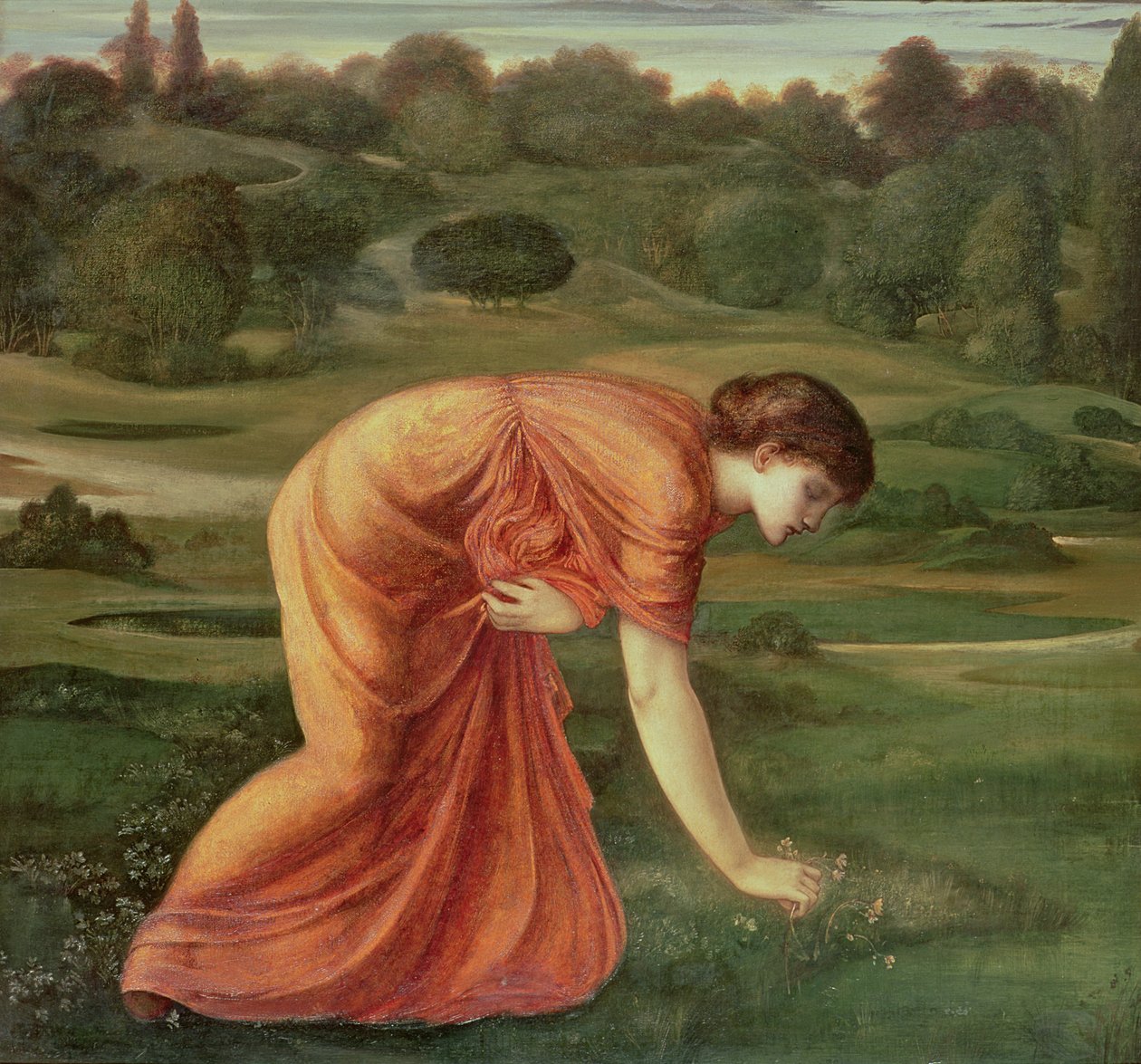 Marigolden, ca. 1870 av Edward Burne Jones