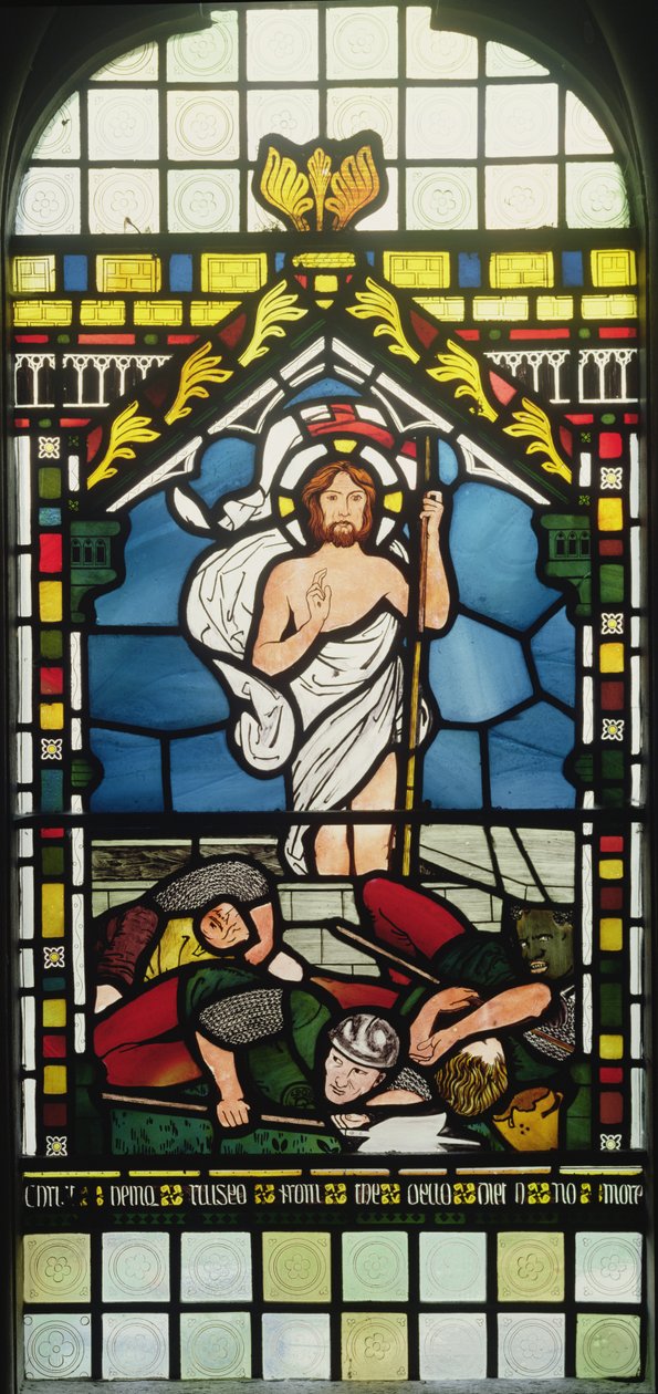 The Resurrection, 1861 (farget glass) av Edward Burne Jones