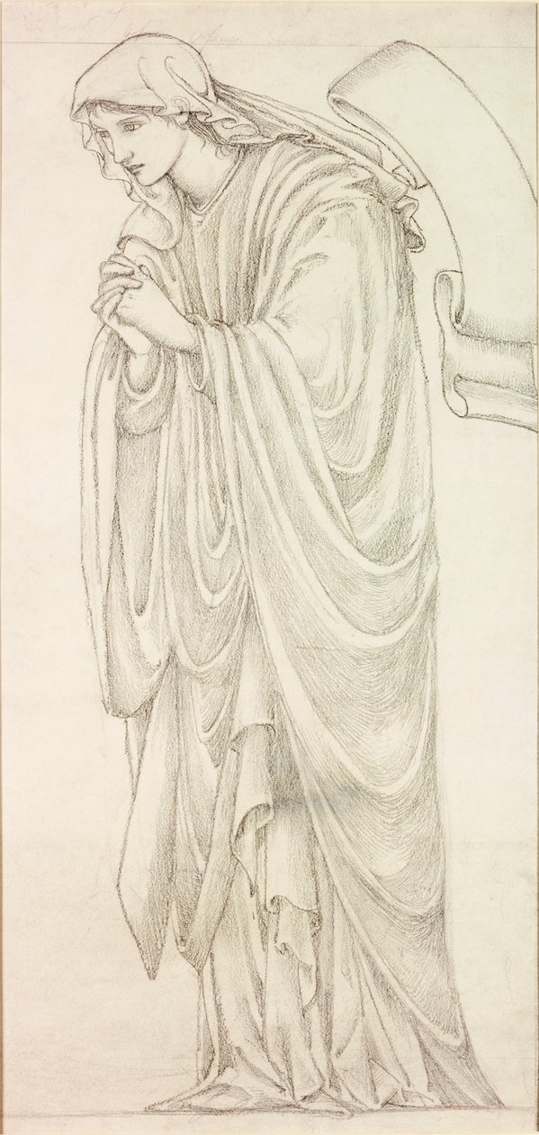 Mary, Sister of Lazarus - Design for Window of St. Ethelreda