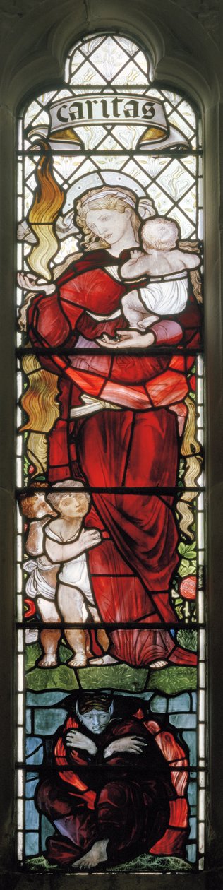 Rochdale, St Chad, Morris & Co., Edward Burne-Jones, veldedighet, 1902 av Edward Burne Jones