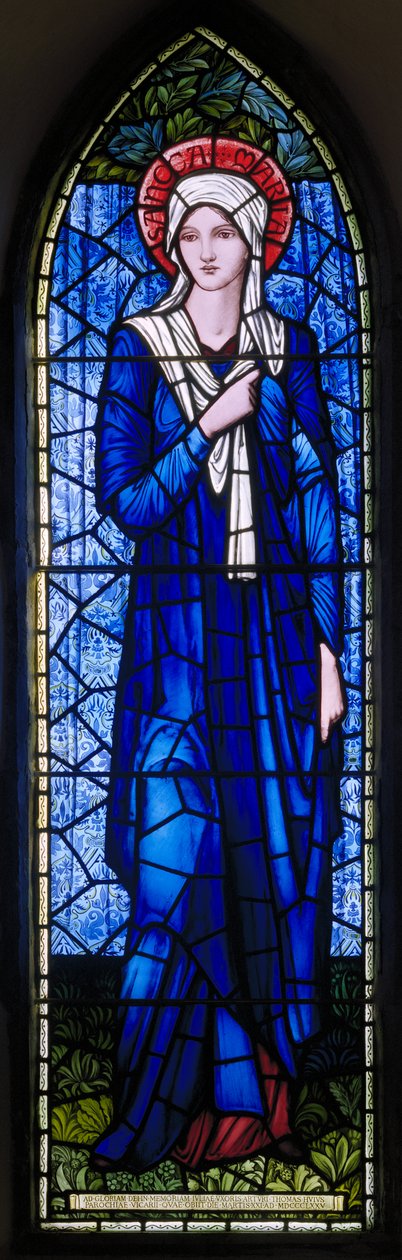 Rottingdean, St Margaret, Morris & Co., Edward Burne-Jones, The Virgin Mary, 1894 av Edward Burne Jones