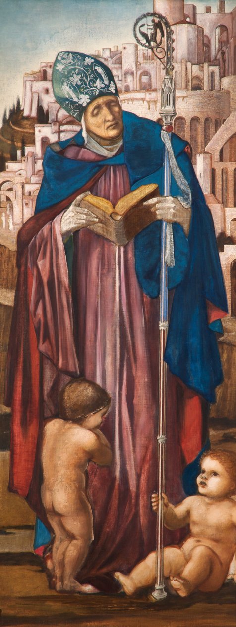 Sankt Nikolaus, ca. 1870-98 av Edward Burne Jones