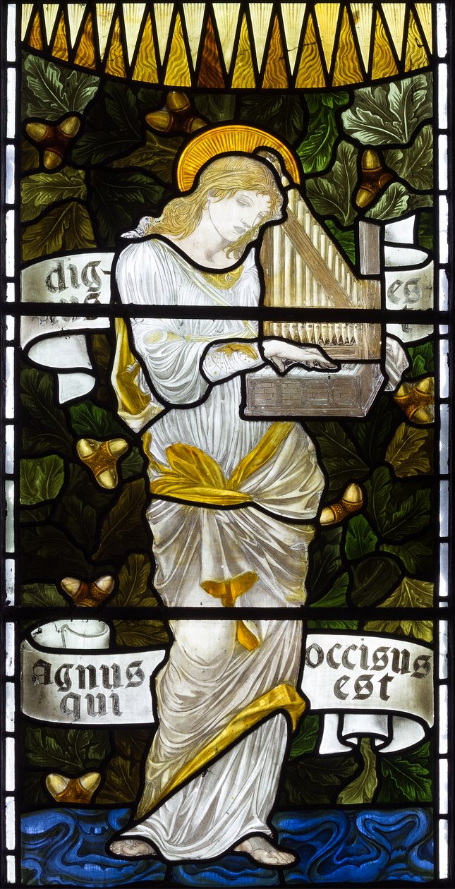 St Cecilia, 1879 av Edward Burne Jones