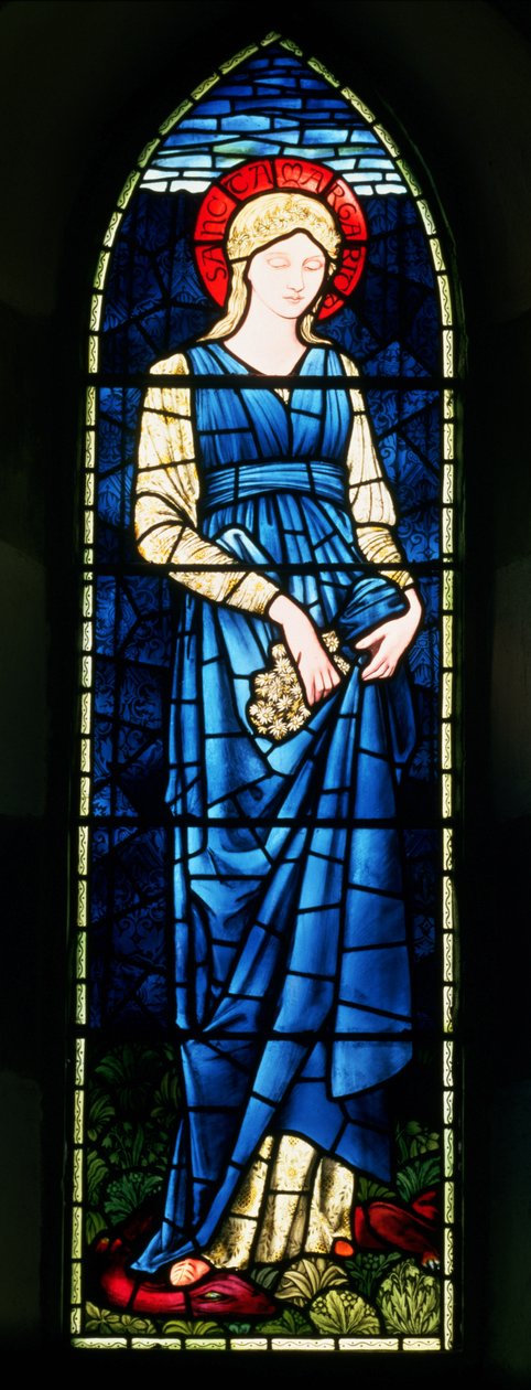 St. Margaret (farget glass) av Edward Burne Jones