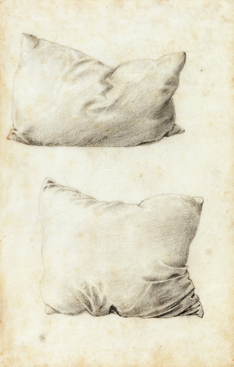 Studier av puter (blyant) av Edward Burne Jones
