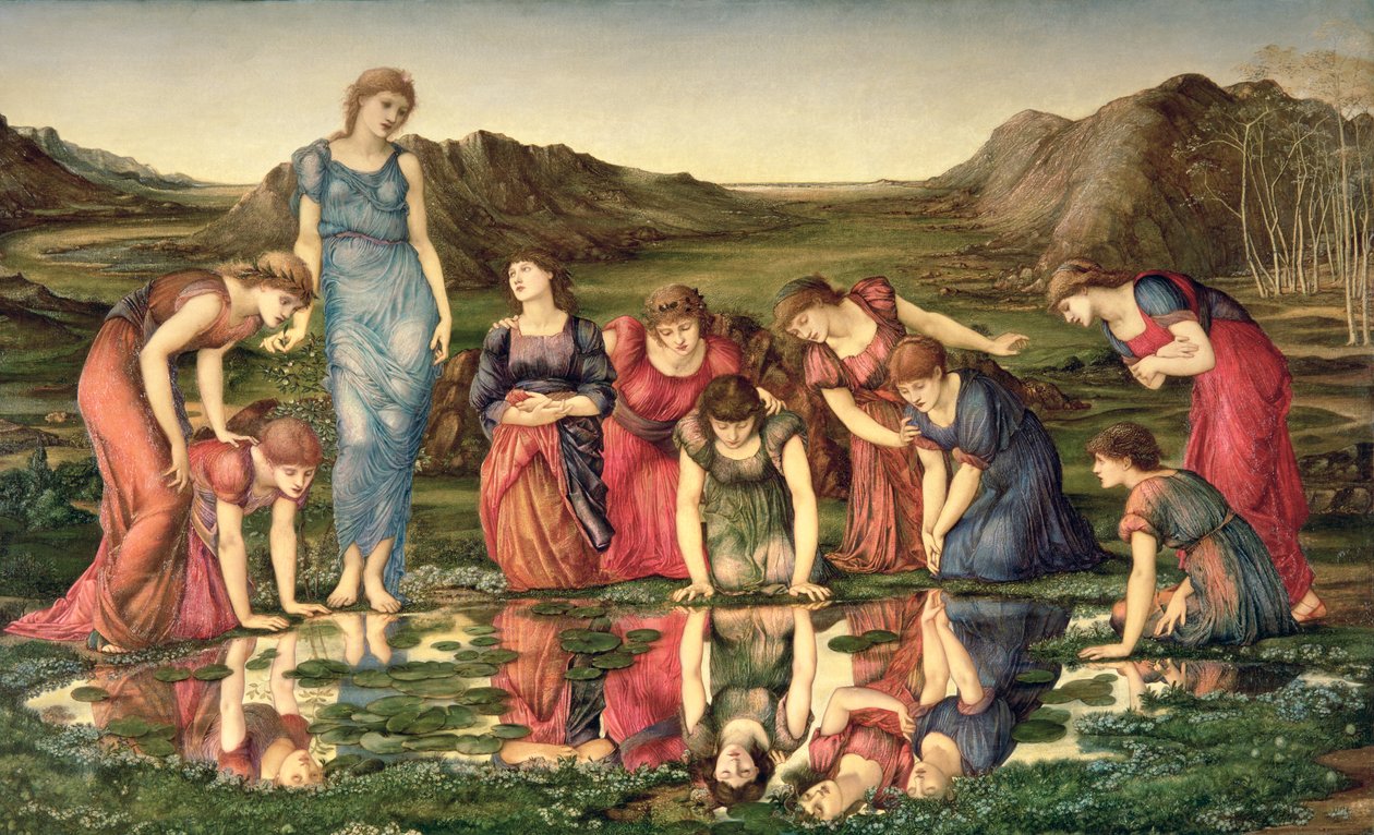 Venus speil, 1870-76 av Edward Burne Jones