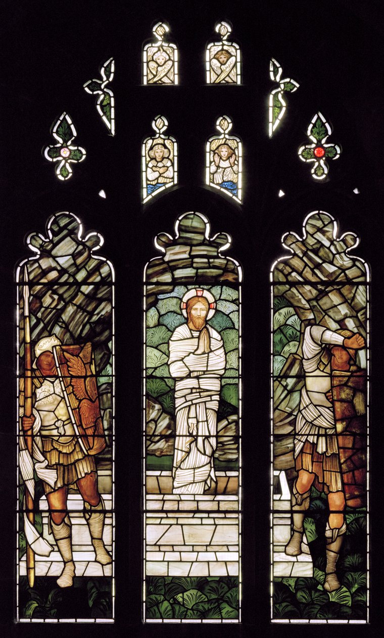 Oppstandelsen, 1885 av Edward Burne Jones