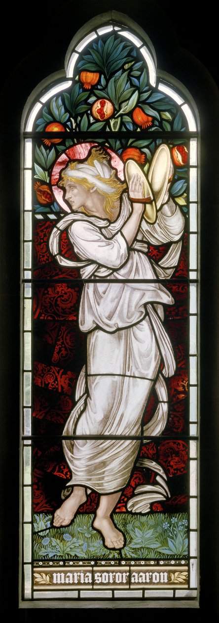 Waterford, St Michael & All Angels, Morris & Co., Edward Burne-Jones, Miriam, 1872 av Edward Burne Jones