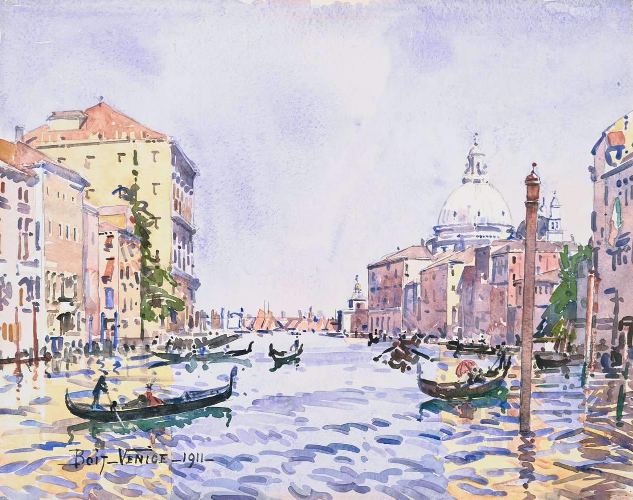 Venezia- Ettermiddag på Canal Grande av Edward Darley Boit