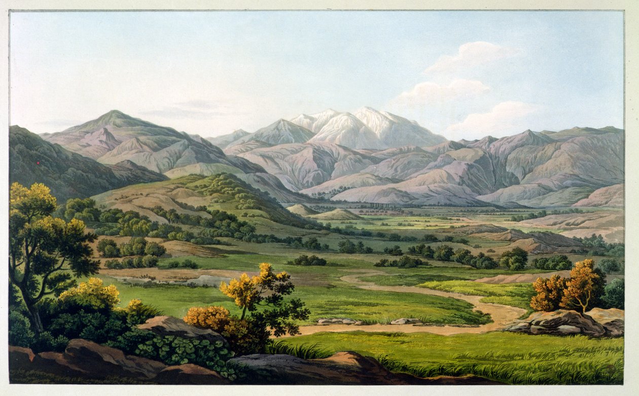 Mount Olympus, sett mellom Larissa og Baba, plate 22 fra del 4 av 
