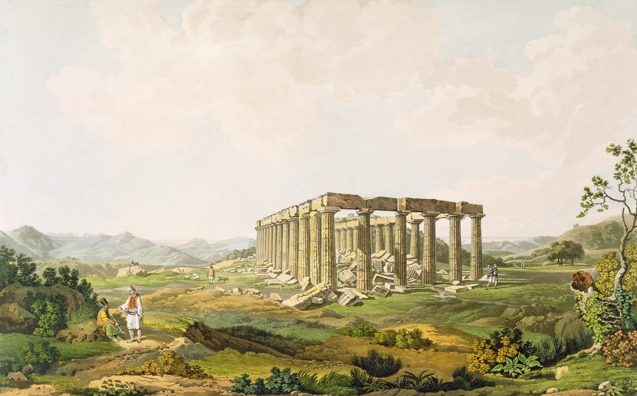Temple of Apollo Epicurius, plate 25 fra del 5 av 