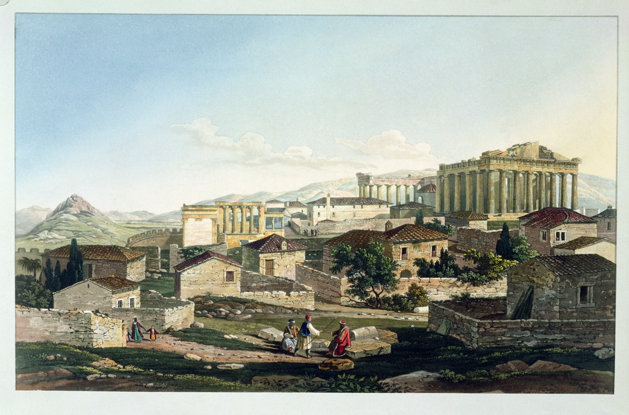 The West Front of the Parthenon, plate 19 fra del 4 av 