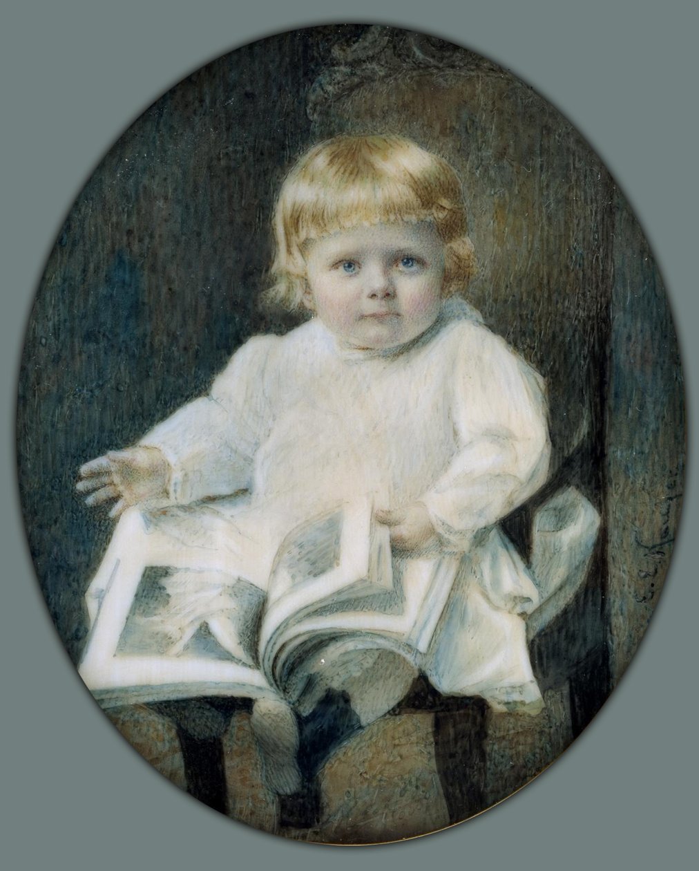 Portrett av en gutt av Edward Elias Kaufer