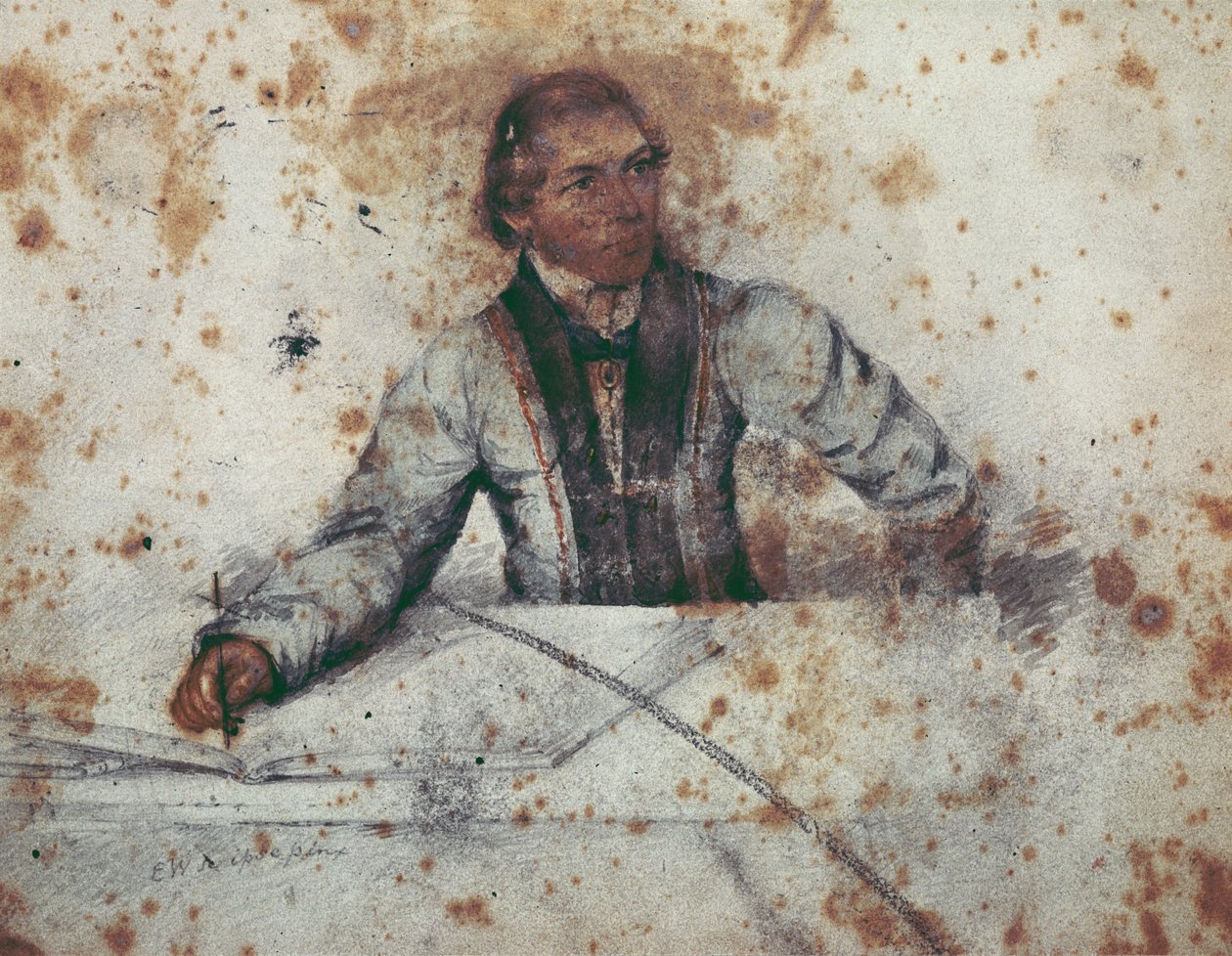 Selvportrett av Edward Ellerker Williams