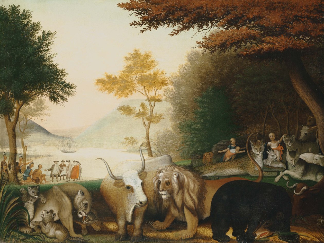 Det fredelige rike av Edward Hicks