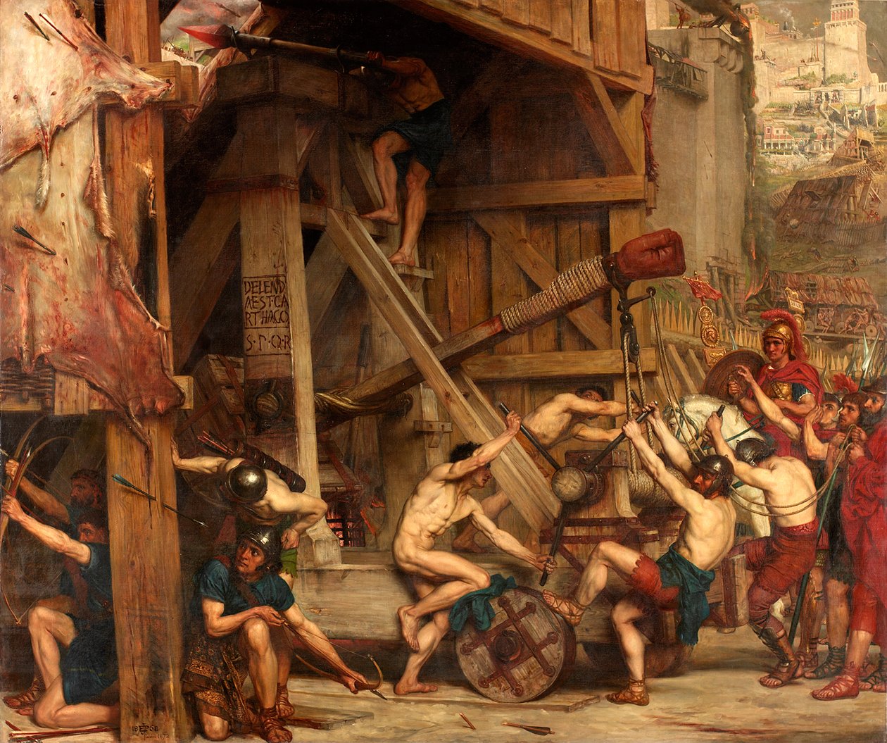 Katapulten, ca. 1868-72 av Edward John Poynter