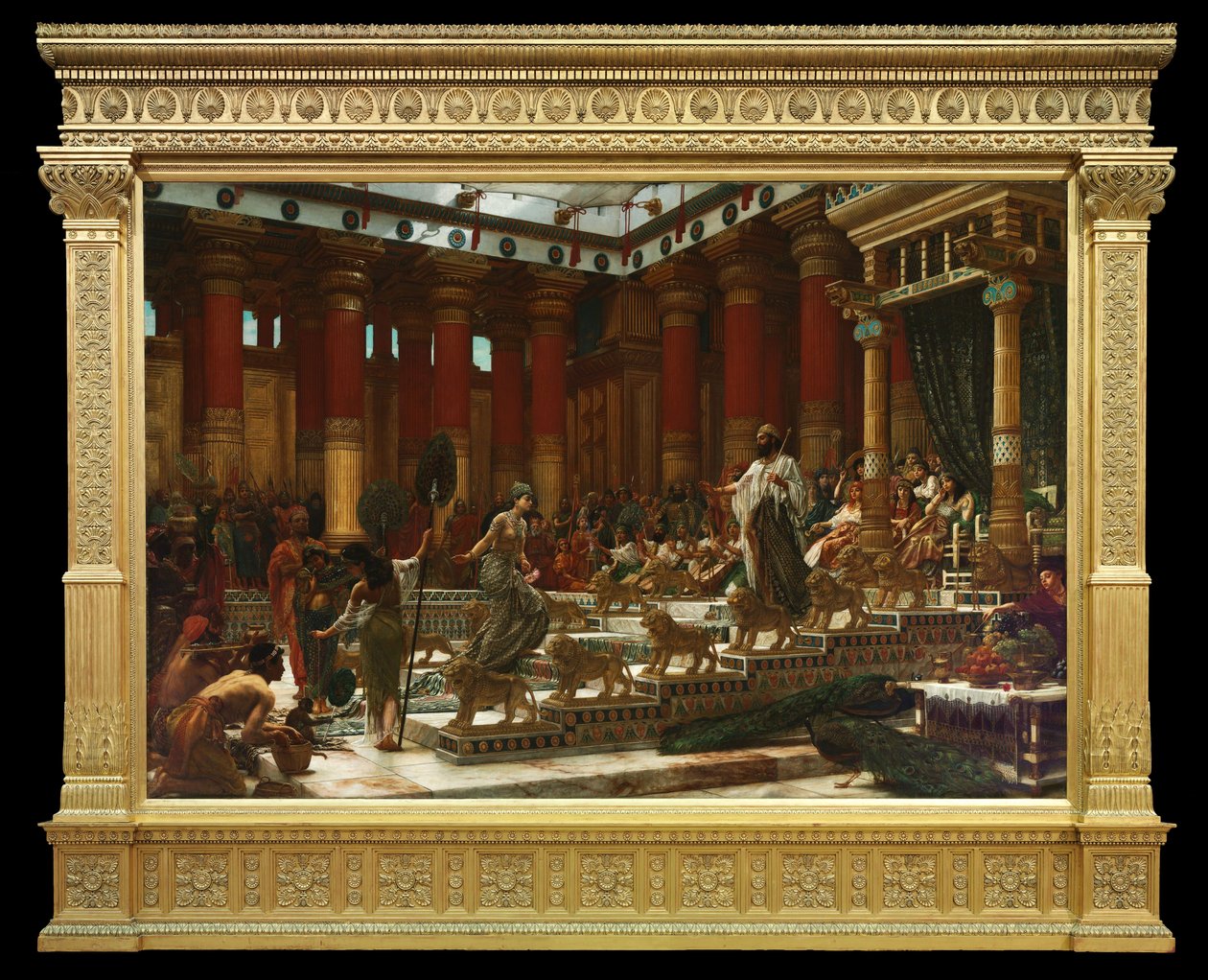 Dronningen av Shebas besøk hos kong Salomo av Edward John Poynter