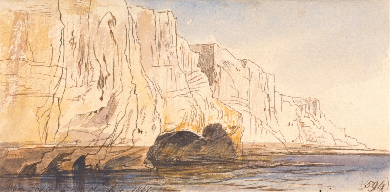 Abu Fodde, kl. 16.00-4. mars 1867 (594) av Edward Lear