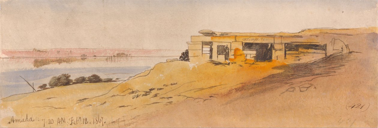 Amada, 7.-20.00, 12. februar 1867 (421) av Edward Lear