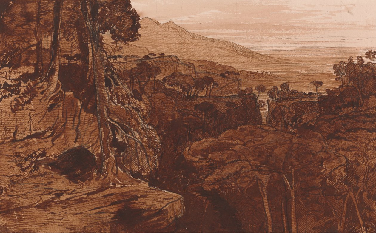 Bavella, Korsika av Edward Lear