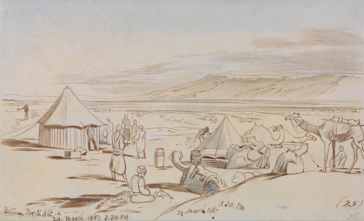 Mellom Bir El Abt av Edward Lear