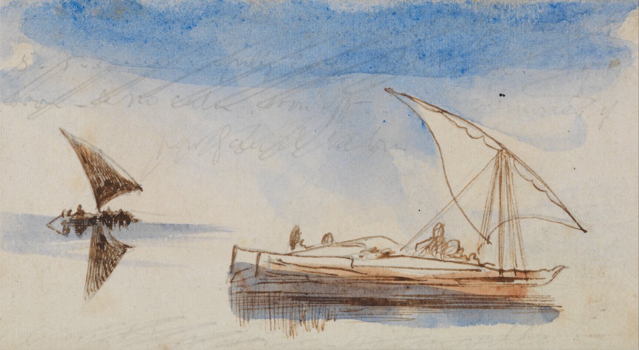 Båter på Nilen av Edward Lear