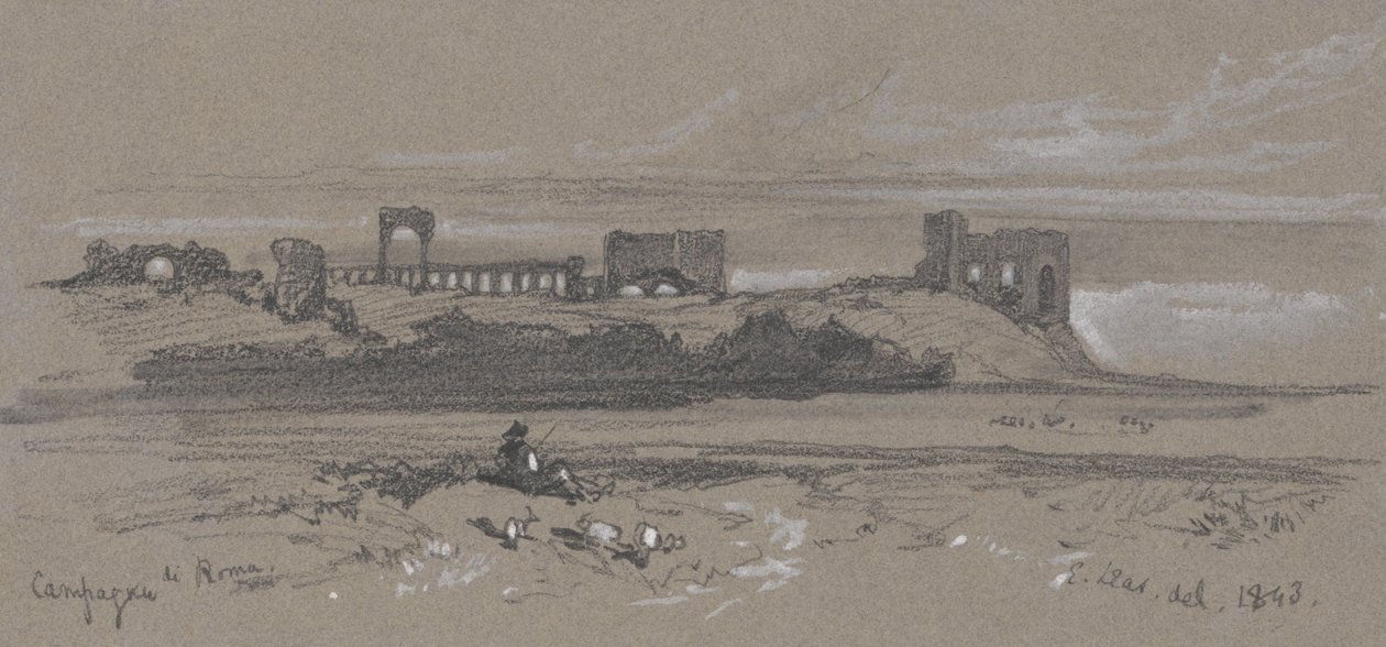 Roma landsbygda av Edward Lear