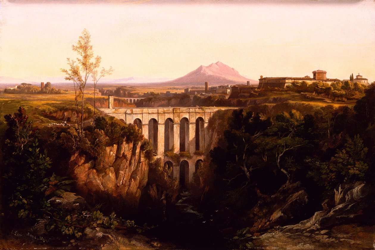 Civita Castellana av Edward Lear