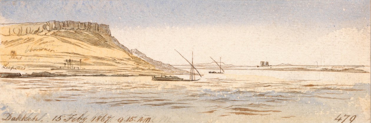 Dakkeh av Edward Lear