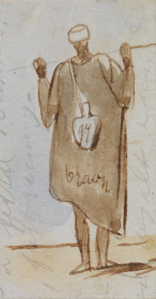 Egyptisk mann av Edward Lear